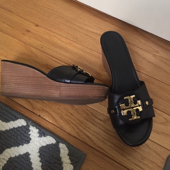 Tory Burch Wedge Sandals - Picture 2 of 4